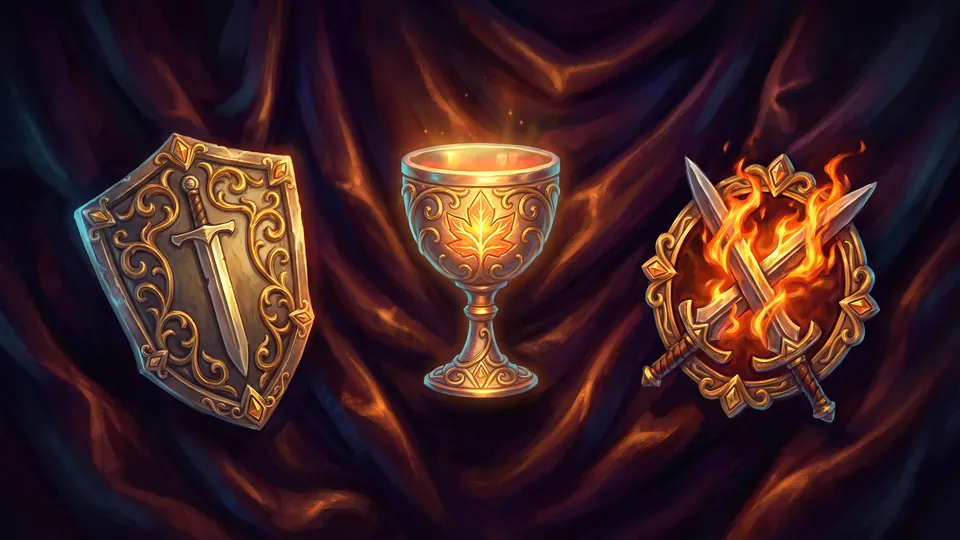 Три роли MMORPG: щит танка, чаша лекаря и клинки бойца